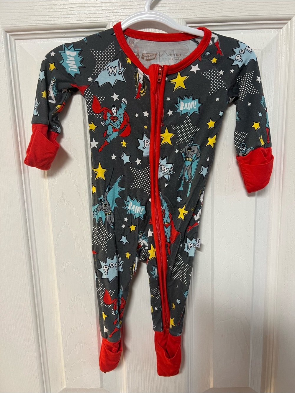 Justice League little Sleepies Onesie
